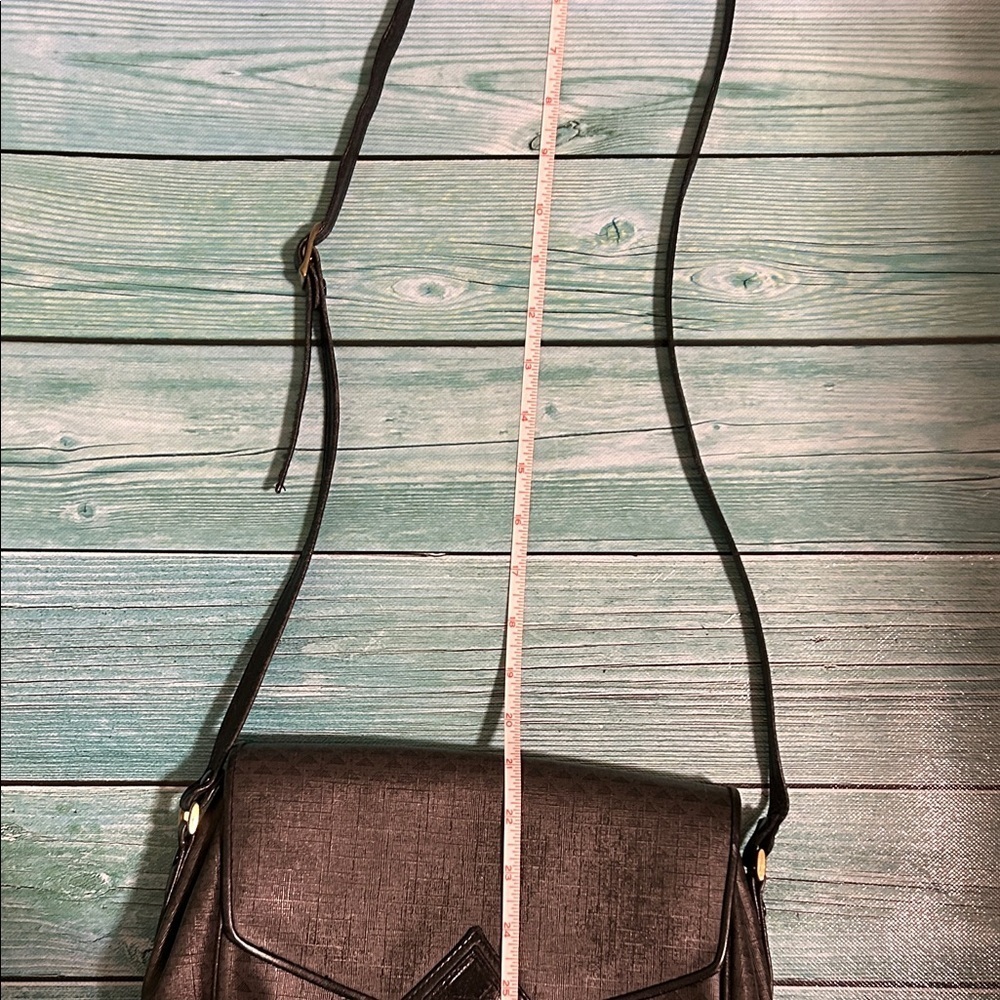 Liz Claiborne Vintage 1984 Black Crossbody Bag - Picture 9 of 9